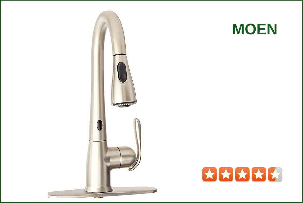 Moen 87350ESRS Touchless Kitchen Faucet 